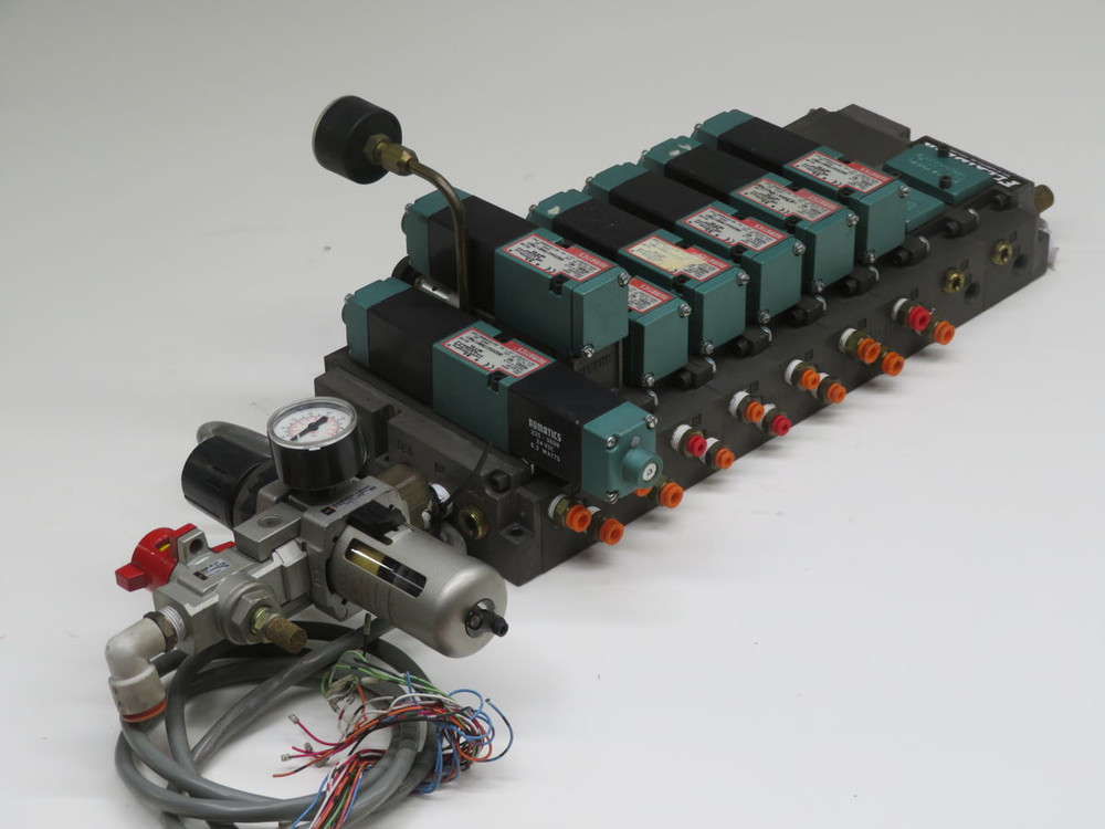 NUMATICS  082SA415M017N61  SOLENOID ASSY w MINIFOLD FLEXIBLOK  For Sale