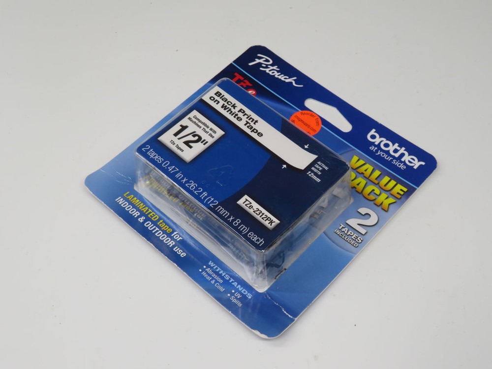 Lot of 2 BROTHER  TZE-2312PK    For Sale