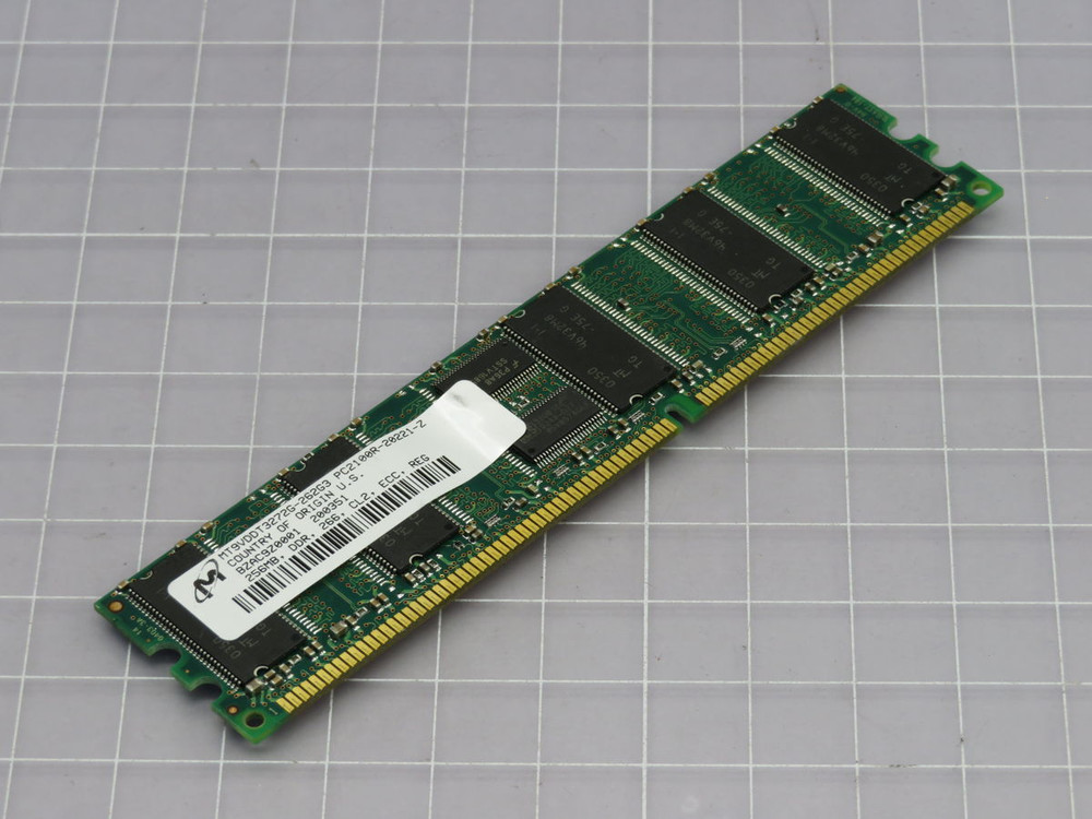 Lot of 2 MICRON  MT9VDDT3272G-262G3 PC2100R-20221-Z   For Sale