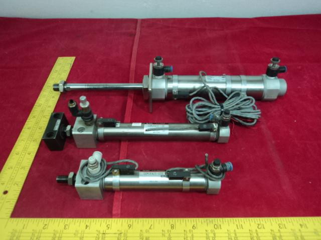 3 SMC CDBM2F40-125-RN-C73L3 CDM2RA25-150 CDM2RA25-100 AIR CYLINDERS LOT T11493