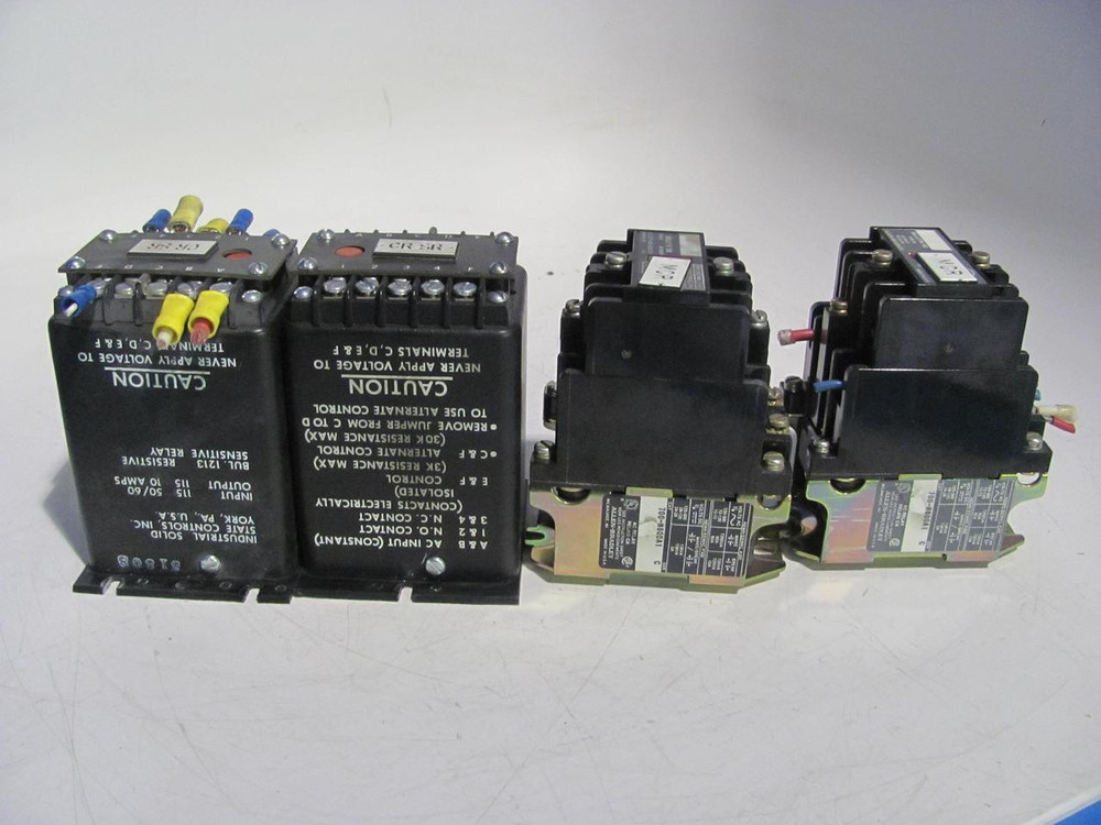2 AB INDUSTRIAL SOLID STATE 700-N800A1/1213 AC RELAY T6067