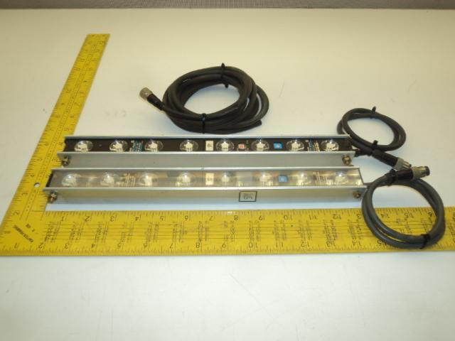 LOT OF 2 SUNX  NA40-MUP NA40-4EUP NA40-MUD NA40-4EUD NA40-8D NA40-8P AREA SENSOR W/ MAIN UNIT 4CH T17689