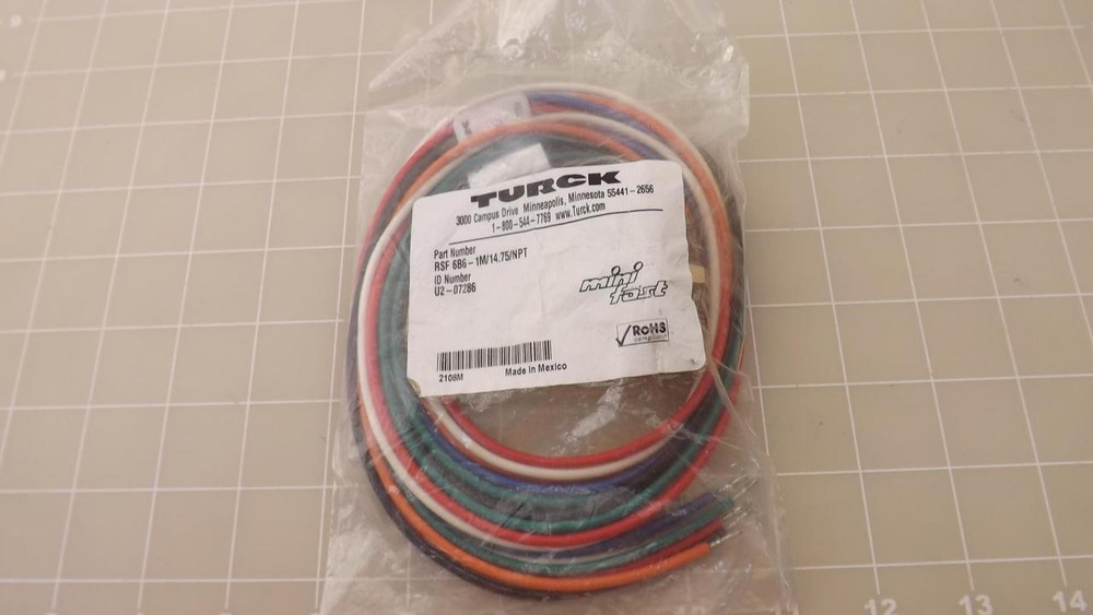 TURCK RSF 6B6-1M/14.75/NPT CONNECTOR RECEPTACLE T24173