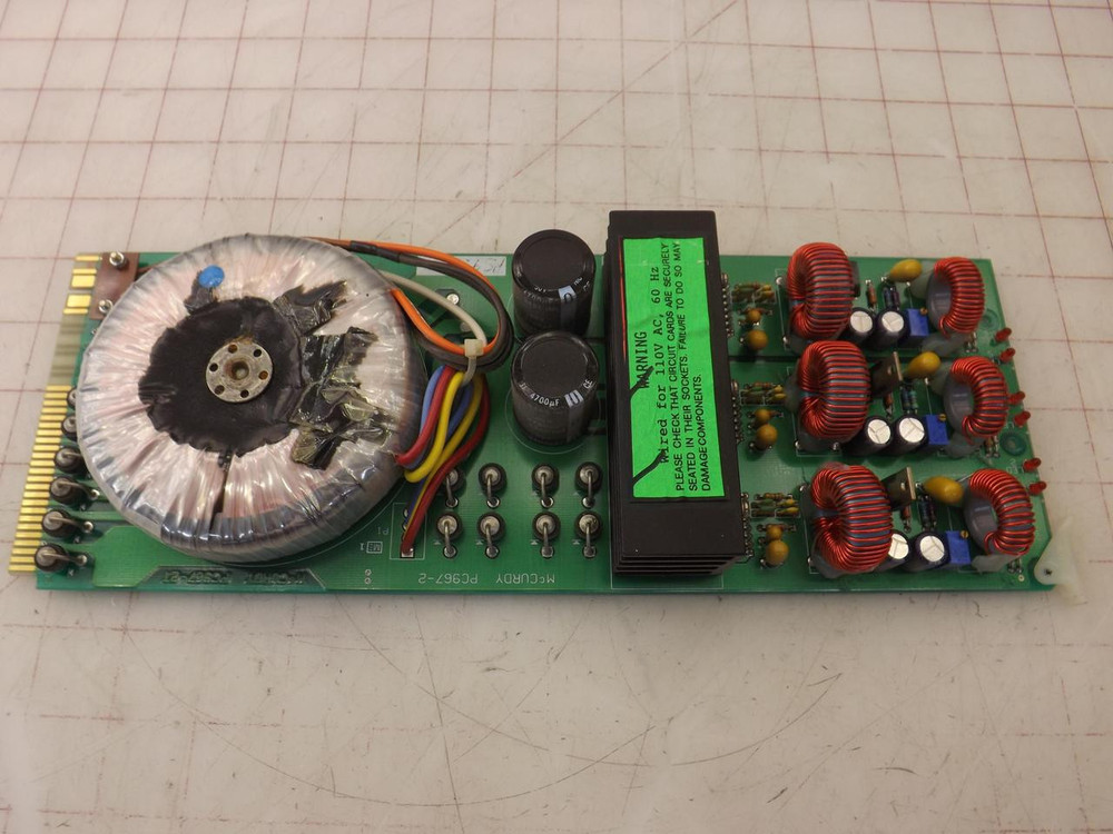 MCCURDY PC967-2 POWER SUPPLY BOARD T35519