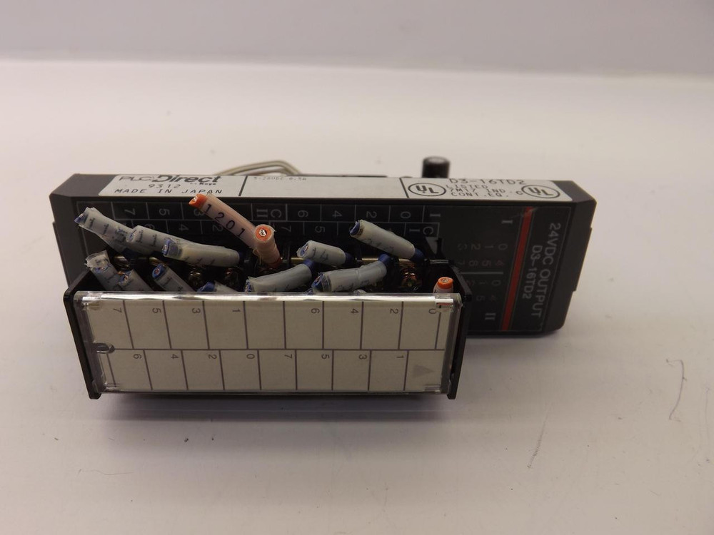 KOYO PLC DIRECT 9312 D3-16TD2 PLC OUTPUT MODULE T39456