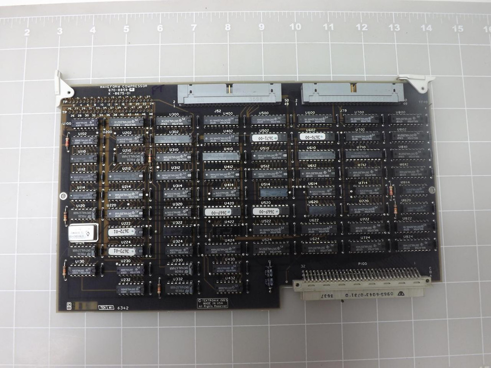 TEKTRONIX 670-8859-00 K-8675-01 WAVEFORM COMPRESSOR BOARD T48258