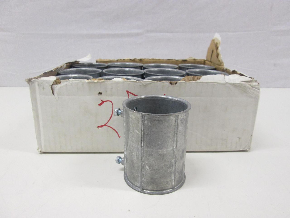 LOT OF 12 ARLINGTON AL/EMT/IMC/RIGID SCREW CONNECTOR CONDUIT COUPLING T56490