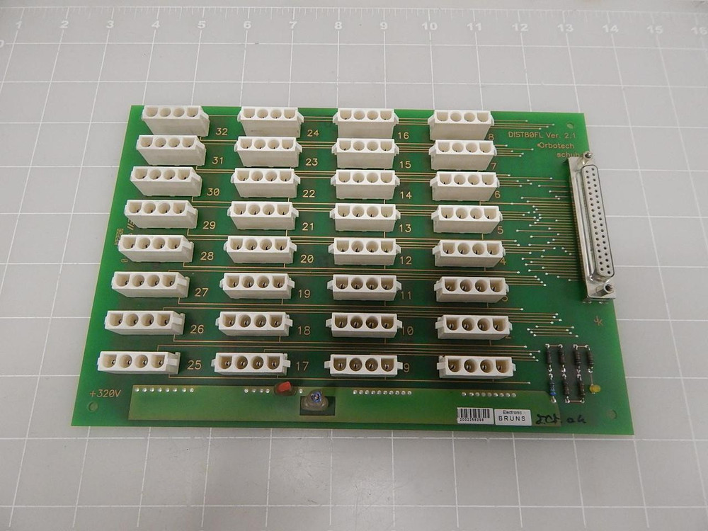 ORBOTECH SCHUH DIST80FL CIRCUIT BOARD T62727