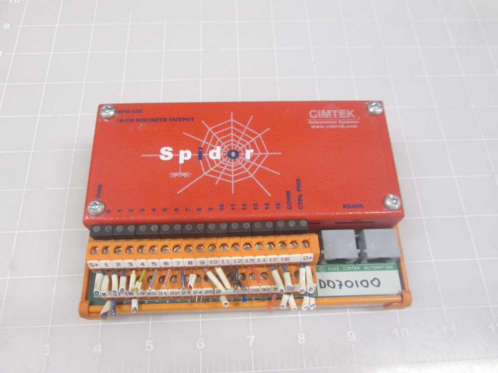 CIMTEK SPIDOR SPO-100 16-CH DISCRETE OUTPUT T65113