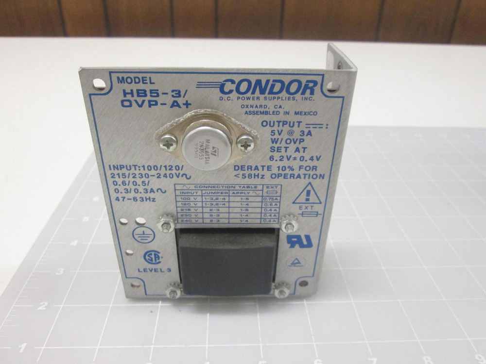 CONDOR HB5-3/OVP-A+ POWER SUPPLY T66091