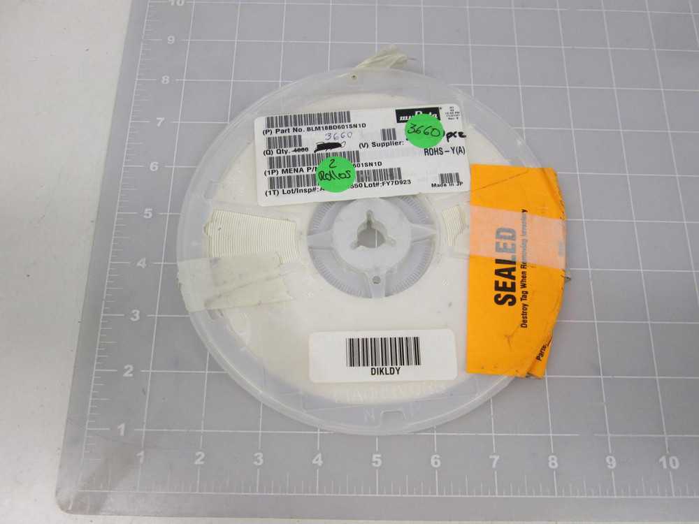 LOT OF 3660 MURATA BLM18BD601SN1D CAPACITOR T67625