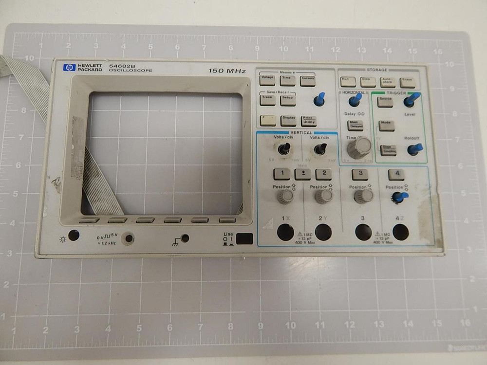 HP HEWLETT PACKARD 54602B OSCILLOSCOPE FRONT PANEL