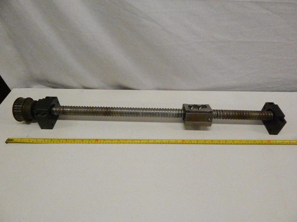 THK BNT 3610B A1H27 28L100 ROLLED BALL SCREW W/ TIMING PULLEY T72757
