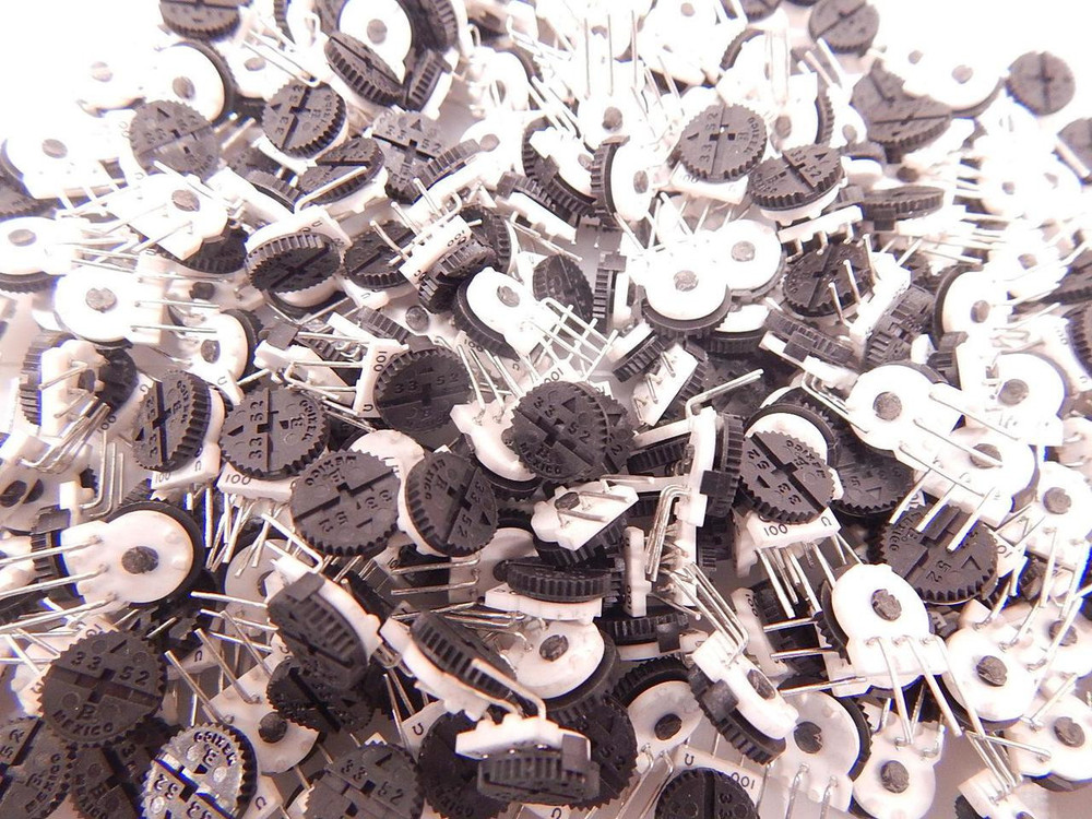 LOT OF 450 BOURNS 3352W-1-101LF CERMET TRIMMERS T75856