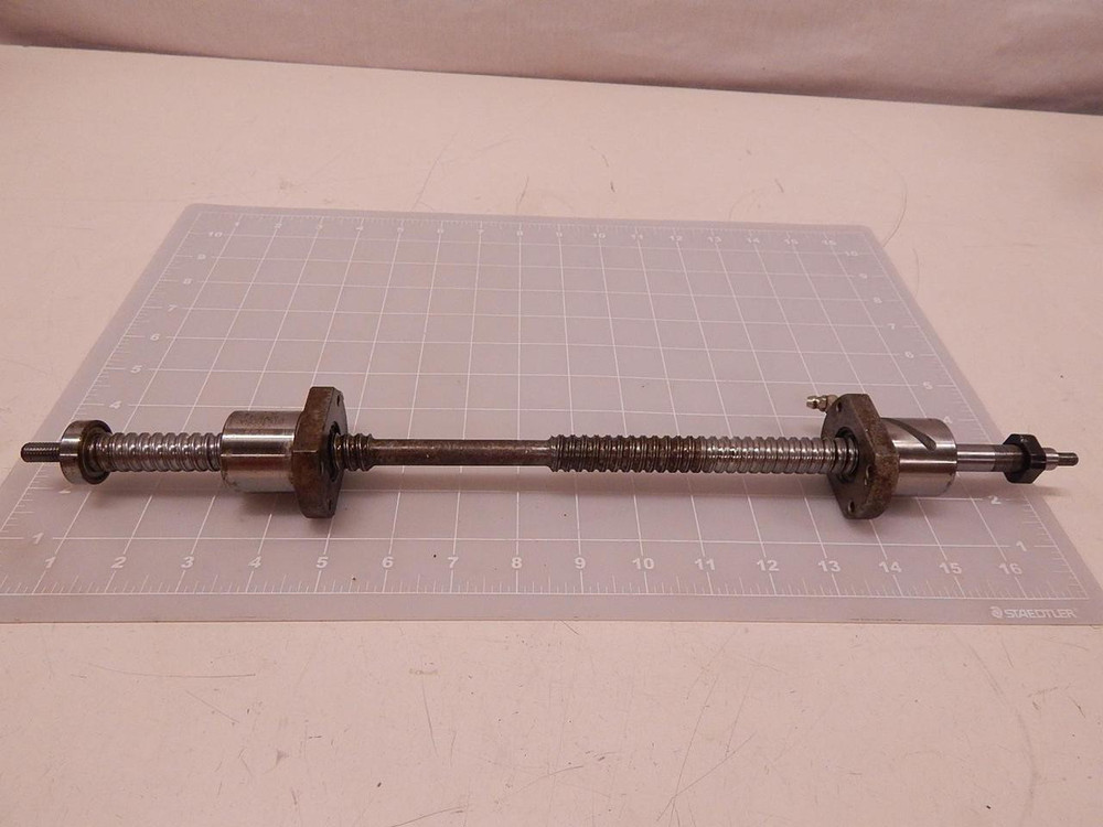 THK BTK 1605A BALL SCREW BEARINGS W/ 18'' RAIL T82313