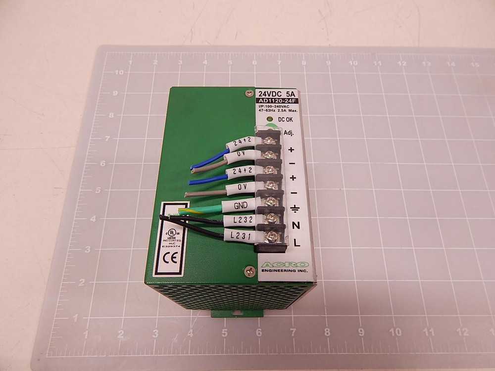 ACRO ENGINEERING AD1120-24F POWER SUPPLY T82129
