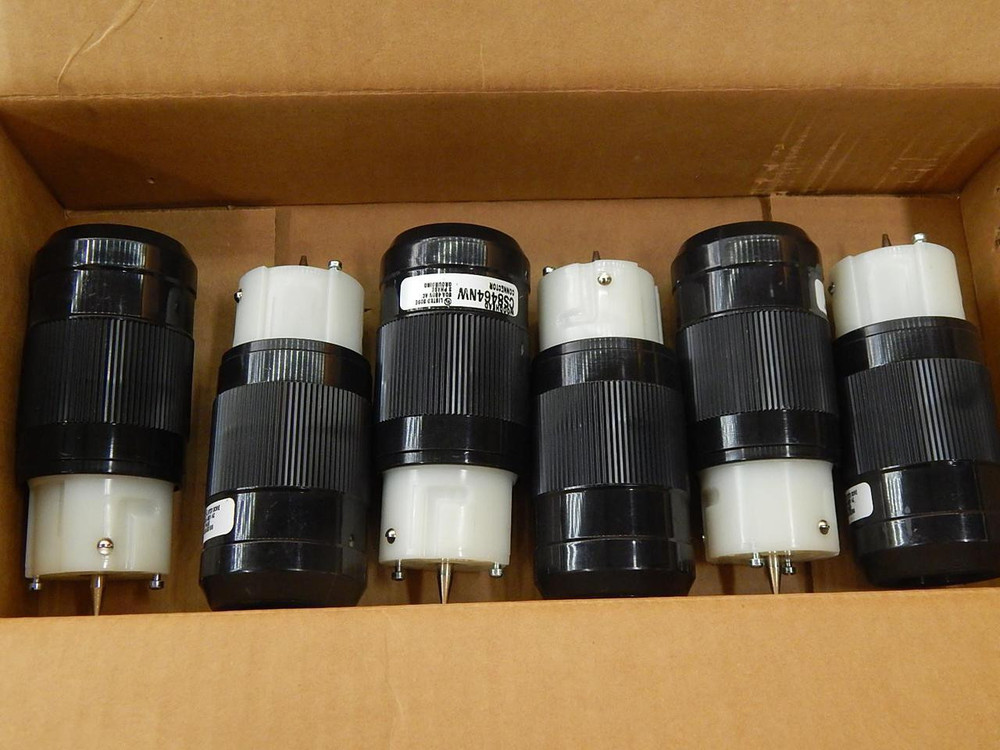LOT OF 6 WOODHEAD CS8464NW 1301980078 CONNECTORS T87376