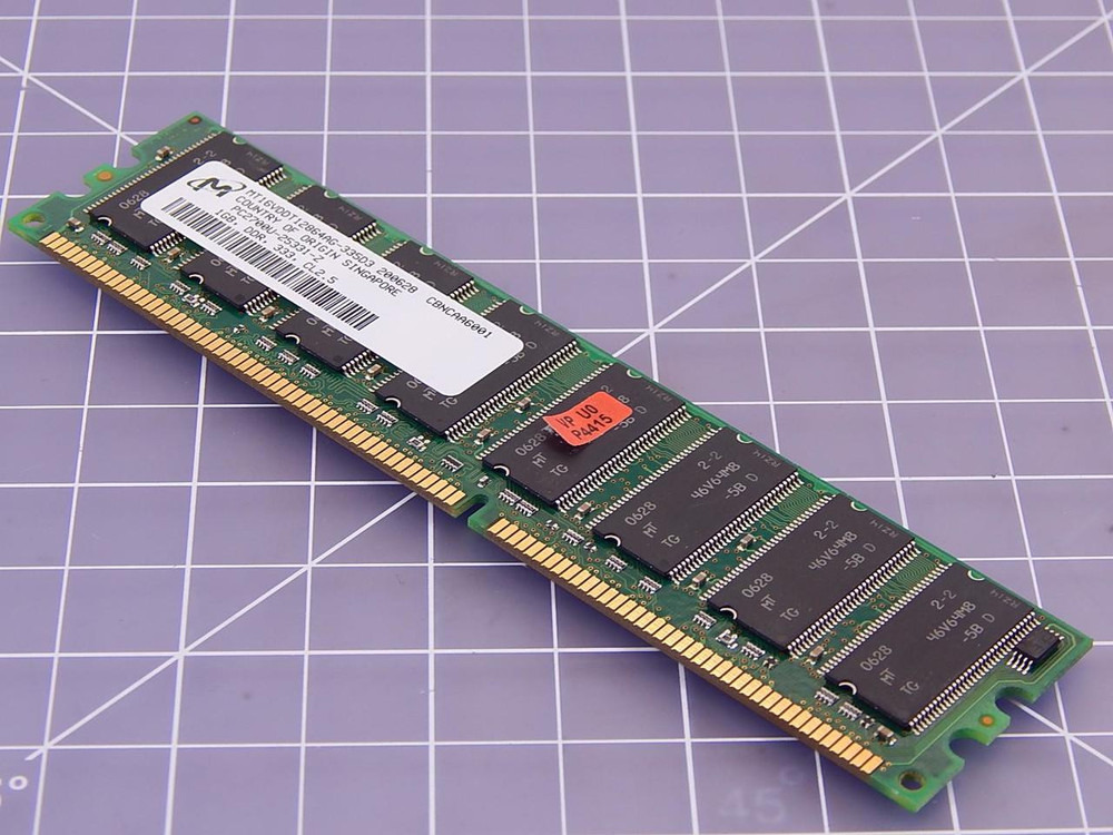 MT16VDDT12864AG-335D3 200628, PC2700U-25331-Z 1 GB Memory Board T97785 For Sale