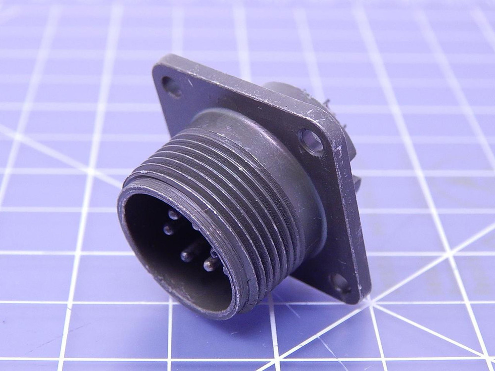 Lot of 8 Amphenol 10-820046-06P, 97-3102A-14S-6P Aerospace Connector T107511 For Sale