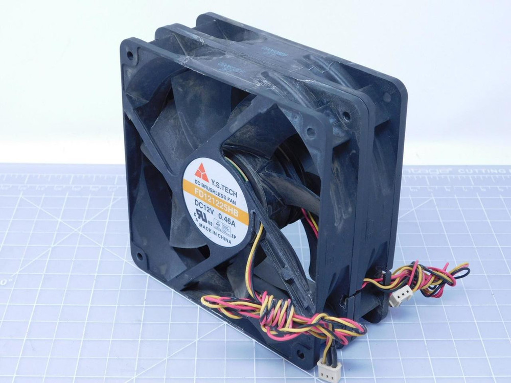 Lot of 2 Y.S. Tech FD121225HB    DC Brushless Fan 12 VDC 0.46 A For Sale