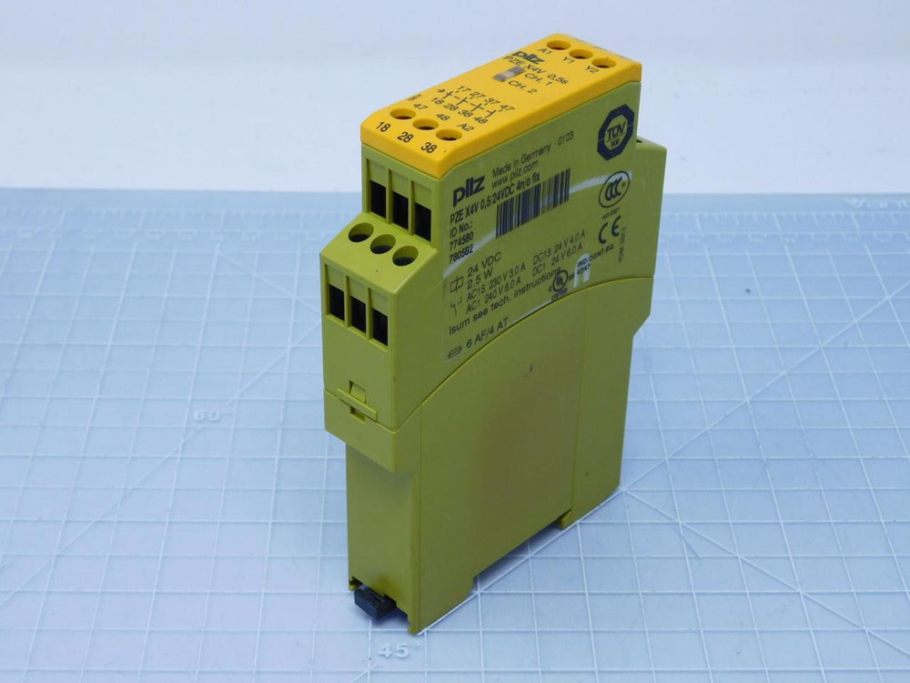Pilz PZE X4V    Safety Relay Pze X4V 0 5/24VDC For Sale