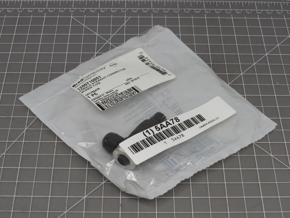 Lot of 10 Woodhead 1200710051 5AA78 Female Straight Connector Screw Type For Sale