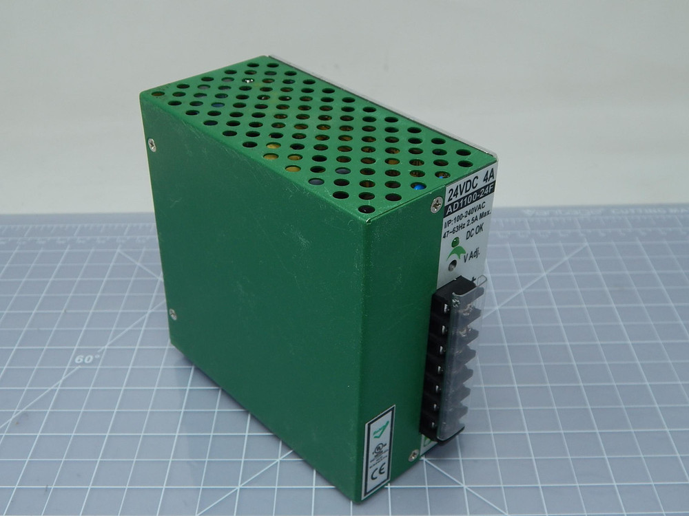 ATOP AD1100-24F  Din Rail Power Supply 100-240 VAC 47-63 Hz 2.5 A For Sale