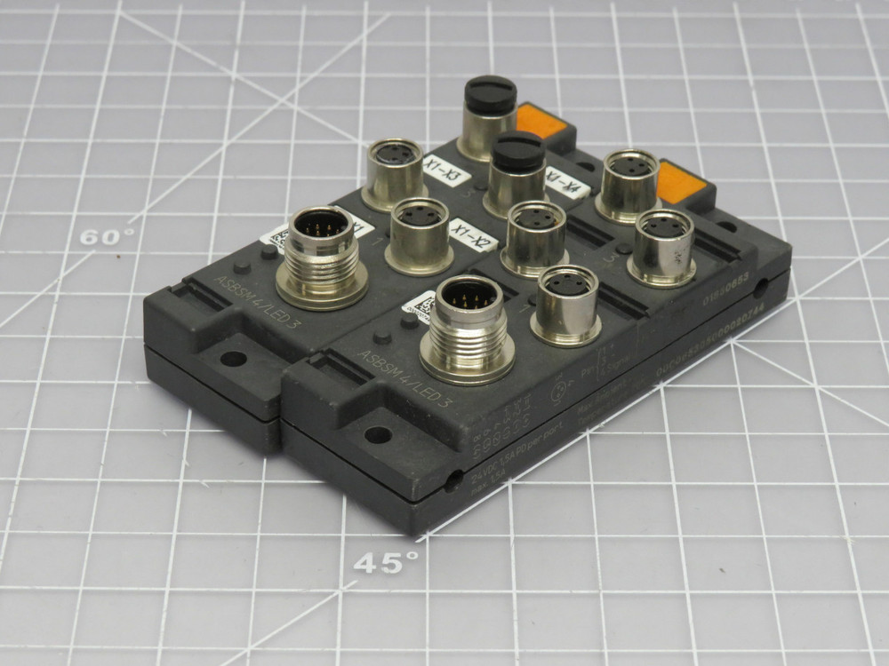 LOT OF 2 BELDENSOLUTION ASBSM4/LED 3 DISTRIBUTION BOX MODULE T169138