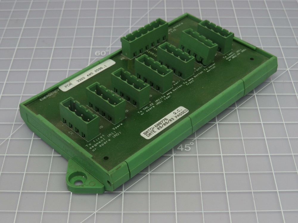 608776 Q.C 3322 405 2596.1  PCA I/O Module  For Sale