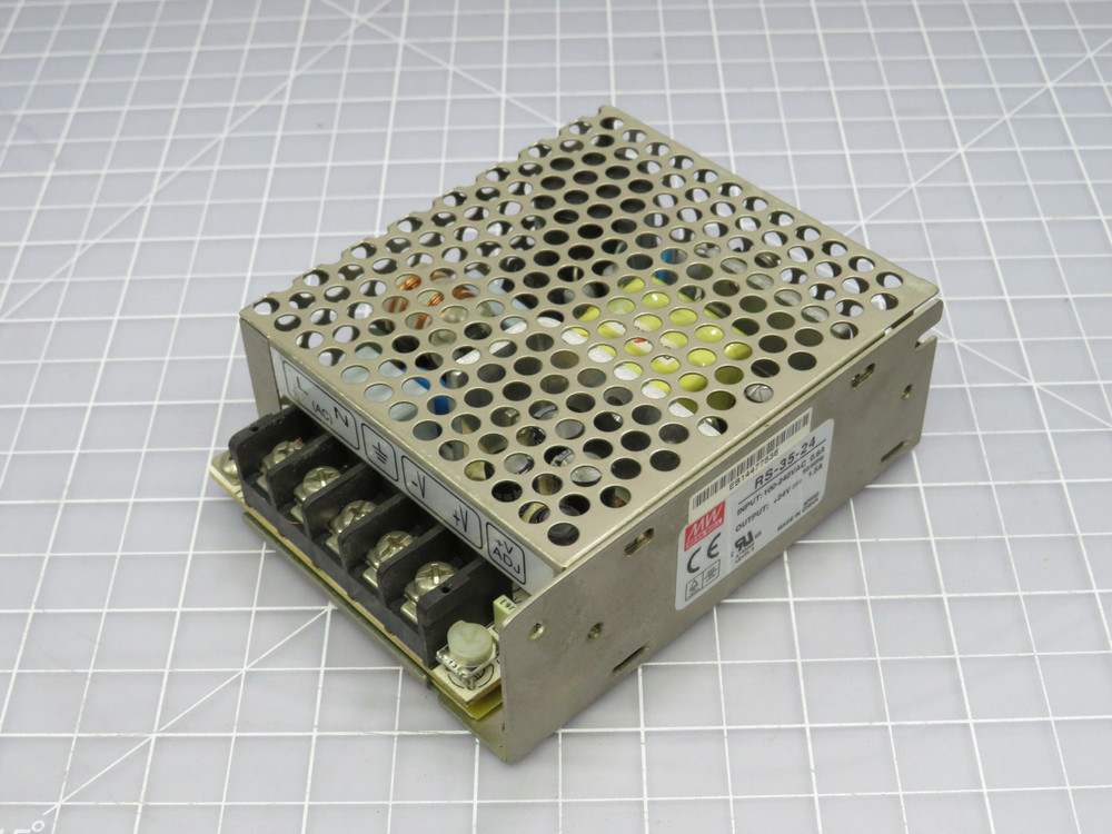 Mean Well RS-35-24  Switching Power Supply 24VDC 1.5A For Sale