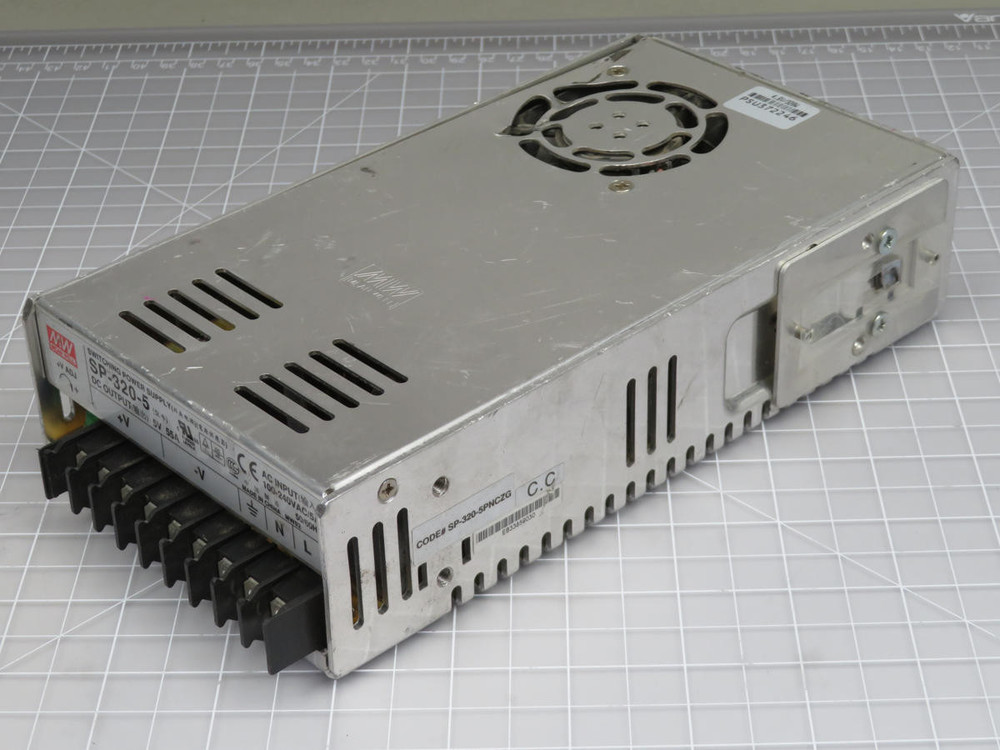 Mean Well SP-320-5  Switching Power Supply 5 VDC 55 Amp w cosmetic wear  For Sale