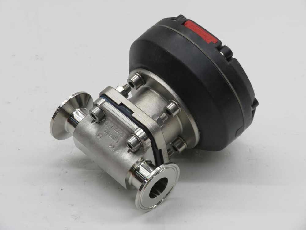 GEMU 687025D80405E2-1507 PNEUMATIC STAINLESS TRI-CLAMP SANITARY 1IN DIAPHRAGM VALVE T212594