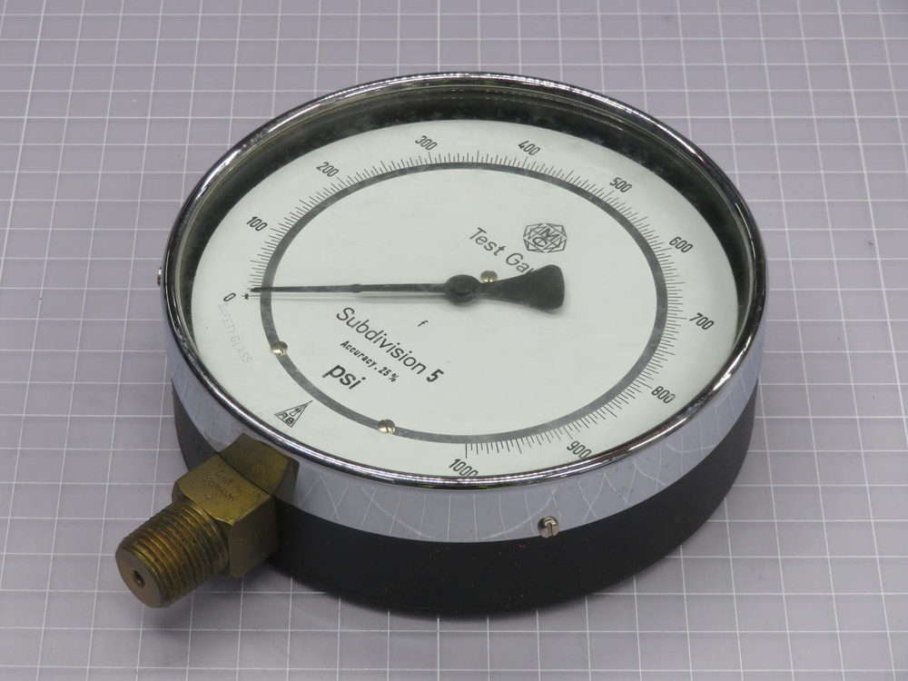 PENTAIR HYPRO  0-1000PSI  PRESSURE GAUGE 0-1000PSI BOTTOM MOUNT  For Sale