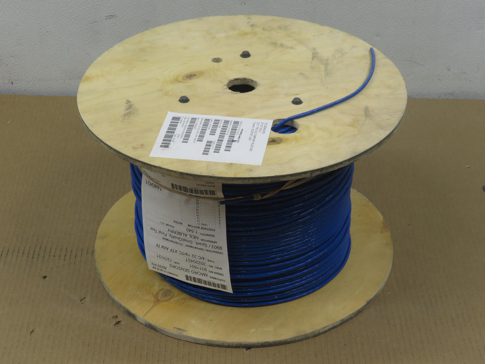 Lot of 2500 FT The ILS Company  2710043153  Cable 4/C 22 19/TC XTF A/M TF  For Sale
