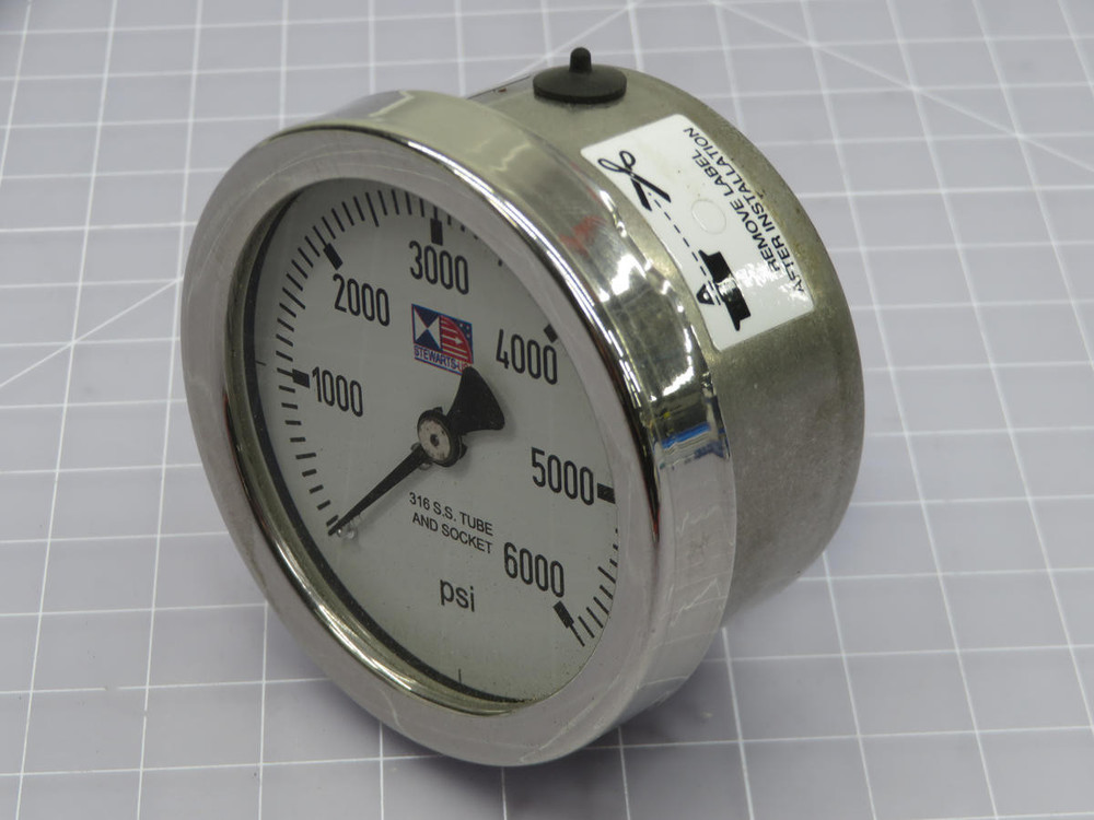Stewarts  20S-6K-LB  Pressure Gauge  For Sale