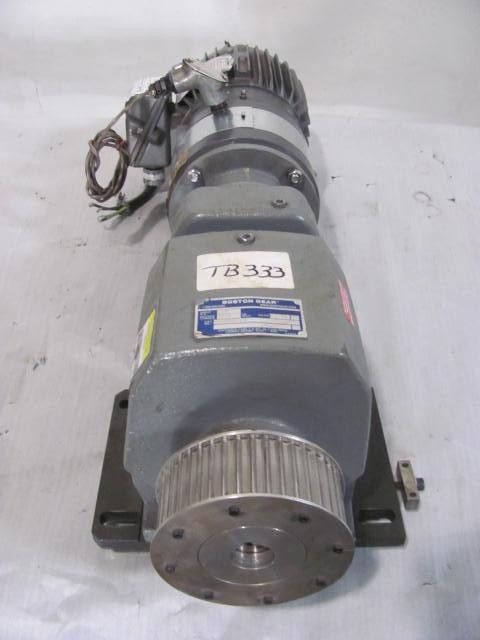 BALDOR 05E697W052C1 143TCZ MOTOR W/ BOSTON GEAR F863B63SB5