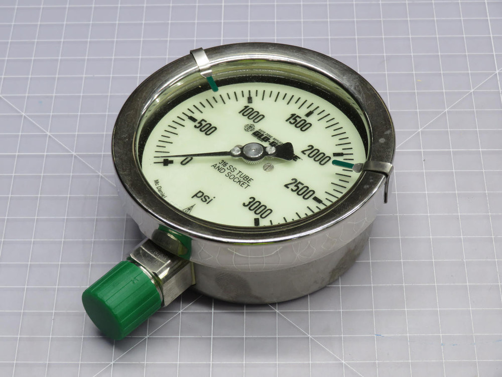 MCDANIEL CONTROL  AB 20425  PRESSURE GAUGE  For Sale