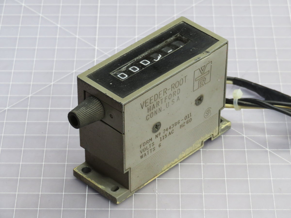 VEEDER ROOT  744386-011  GENERAL PURPOSE MAGNETIC COUNTER  For Sale