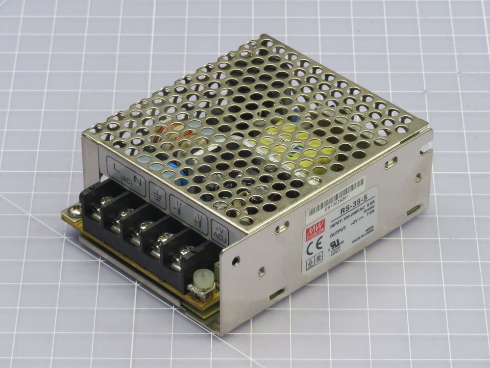 MEAN WELL  RS-35-5  SWITCHING POWER SUPPLY  For Sale