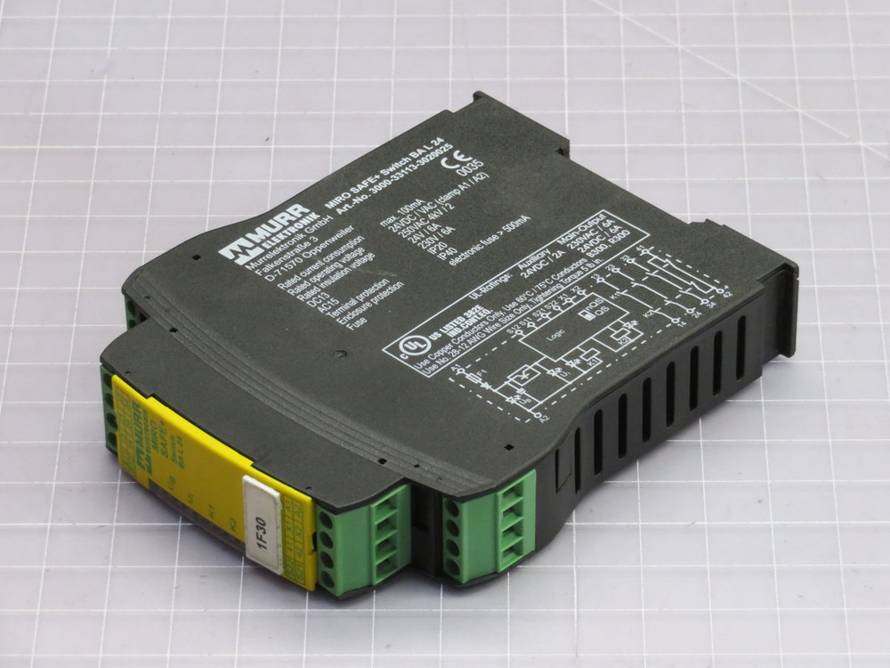 MURR ELEKTRONIK  MIRO SAFE+ SWITCH BAL 24 3000-33113-3020025   For Sale