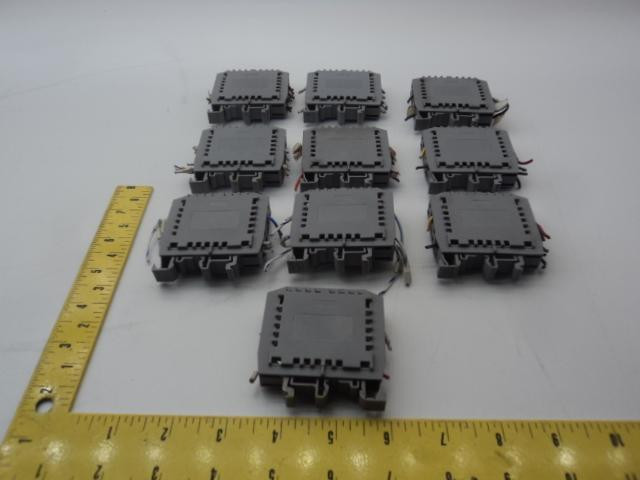 LOT OF 10 ENTRELEC  TERMINAL BLOCKS 24VAC T16827