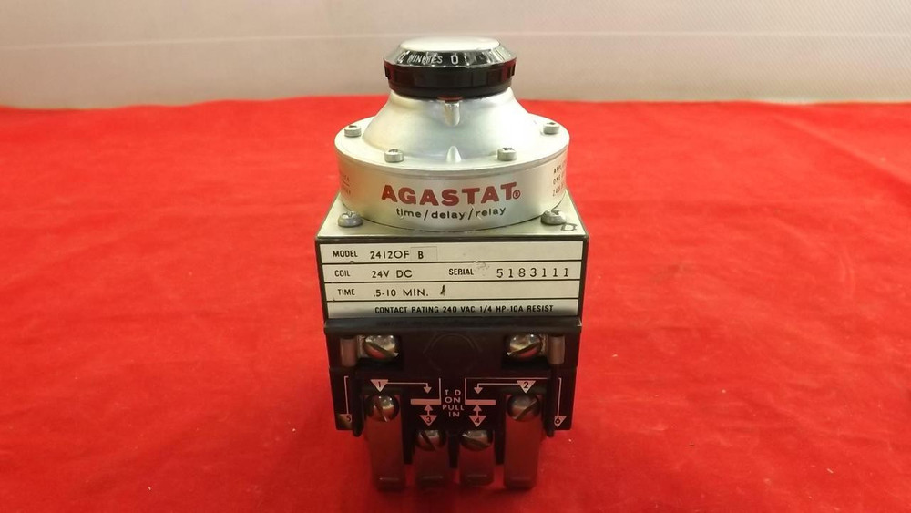 AGASTAT 2412OF TIME RELAY 5-10 MIN T20918
