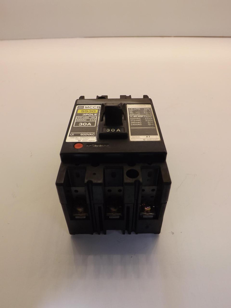 TOSHIBA MCCB SS30 CIRCUIT BREAKER T51197