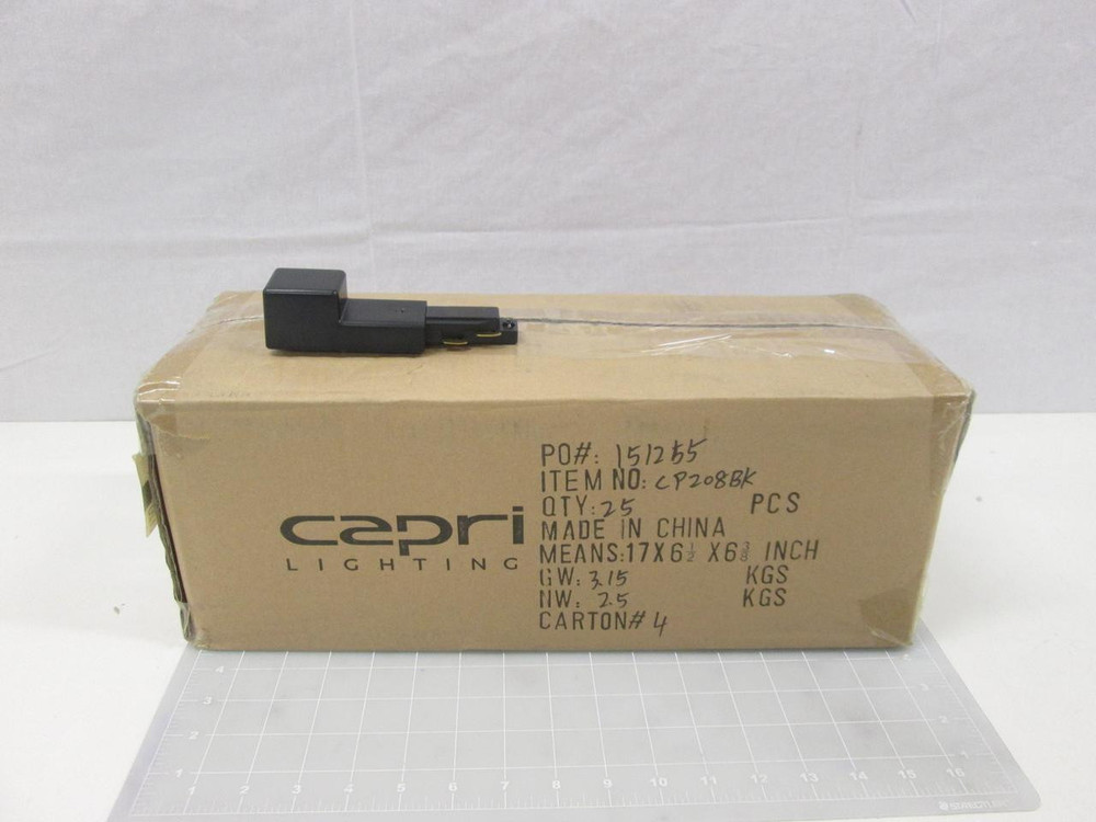 LOT OF 25 PHILIPS CAPRI CP208BK CONN END FEED CONDUIT CONN DUAL T56557