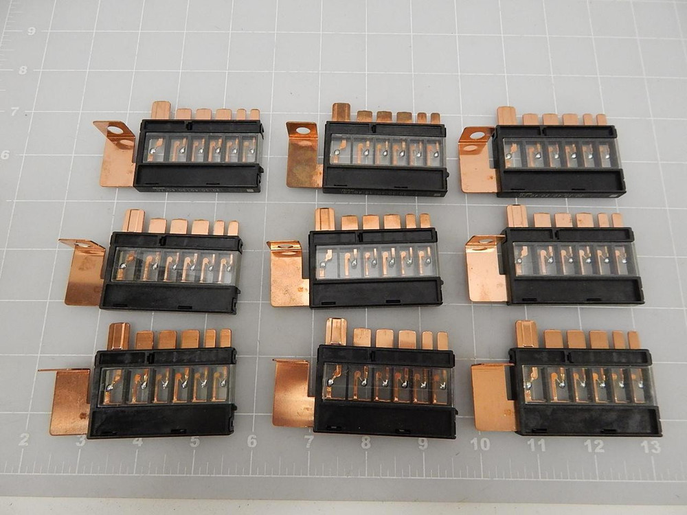 LOT OF 9 3G3122 FUSIBLE LINK BLOCK ASSEMBLY T59077