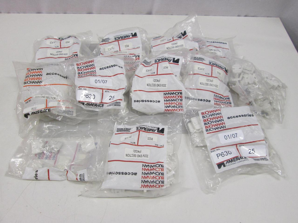 LOT OF 278 BUCHANAN P630 TERMINAL END BLOCK T62341