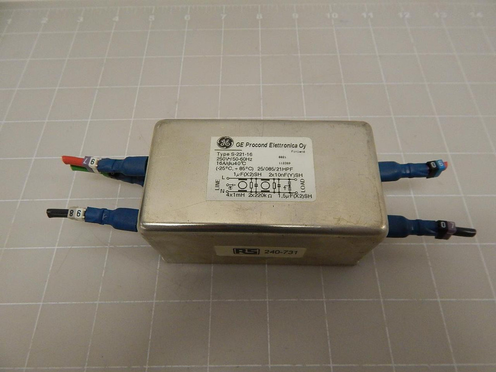 GE GENERAL ELECTRIC S-221-16 FILTER T63896