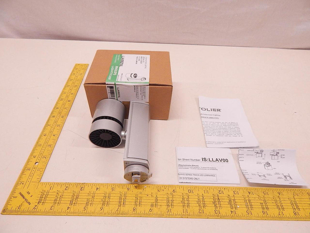 PHILIPS LYTESPAN  VERTICAL ALUMINUM TRACK LIGHT MINI LED MICRO CYLINDER 2700K