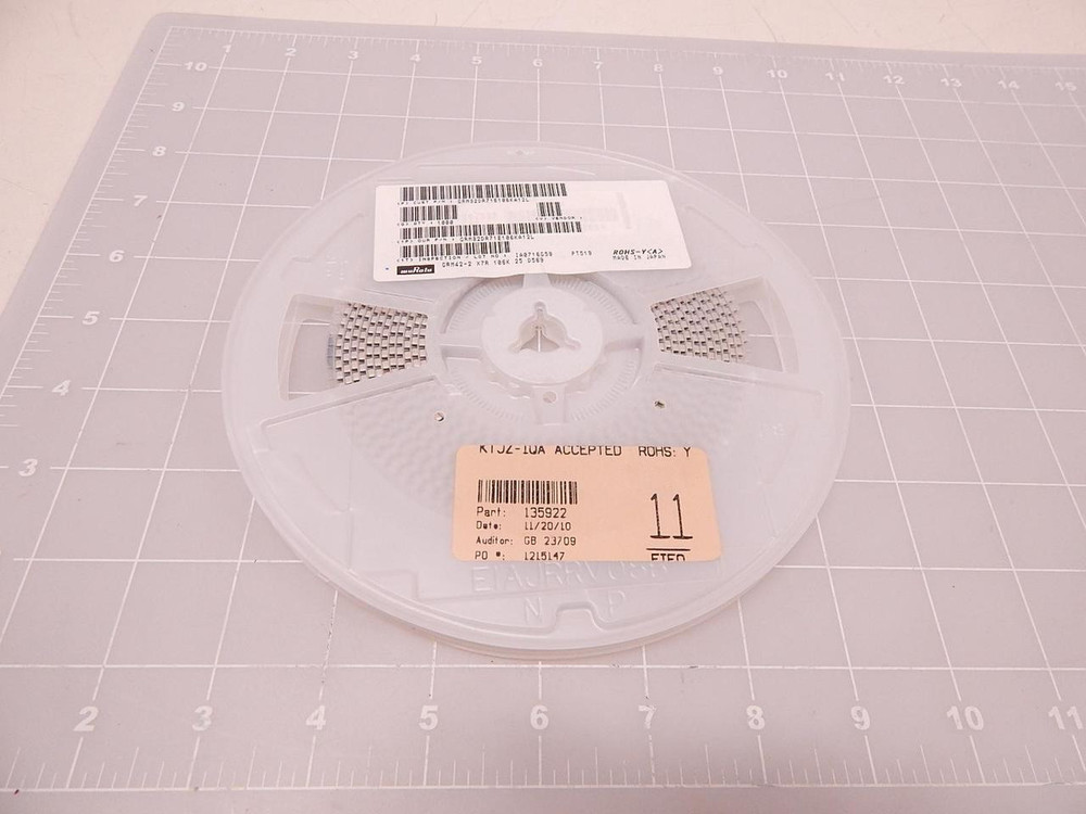 LOT OF 1000 MURATA GRM32DR71E106KA12L MULTILAYER CERAMIC CAPACITORS MLCC SMD/SMT 1210 10UF 25VOLTS X7R 10% T78449