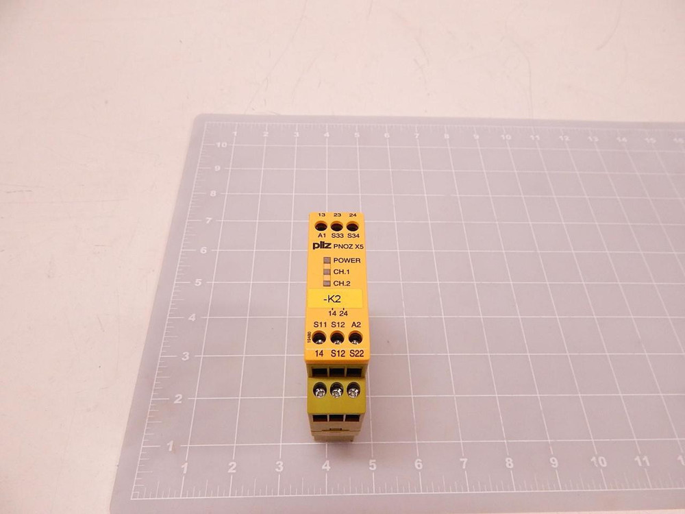 PILZ PNOZ X5 24VACDC 2N/O SAFETY RELAY T79715